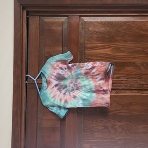 Upcycled-Tie-Dye youth shirt